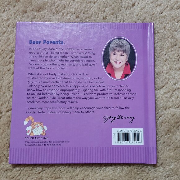 A Book About Being Mean By Joy Berry (HardCover) - Picture 2 of 2